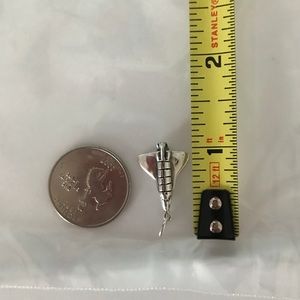 Jewelry - Sterling Rocket ship Bracelet Charm Jewelry - Sterling Rocket ship Bracelet Charm